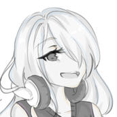 A headshot of my avatar as drawn by Nyaoi (@NyaoiVT on Twitter).